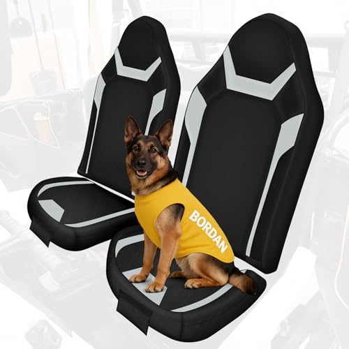 BORDAN UTV Seat Covers with Pocket for 2014-2023 Polaris RZR XP 1000 2 Seats/4 Seats, 1680D Heavy Duty UTV Seat Cover Waterproof Compatible with 2017-2022 Polaris RZR XP Turbo & XP RS1, 2 Pack