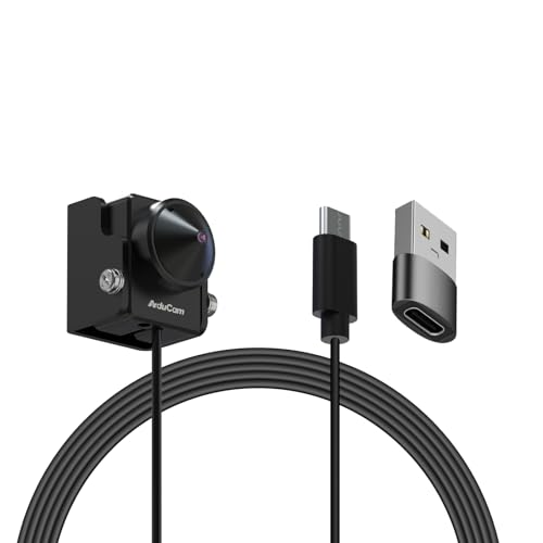 Arducam 2MP Webcam, Low Light USB Camera with Holder, USB Webcam for PC, Laptop, Smartphone, Supports Windows XP/7/8/10, Linux, Mac OS