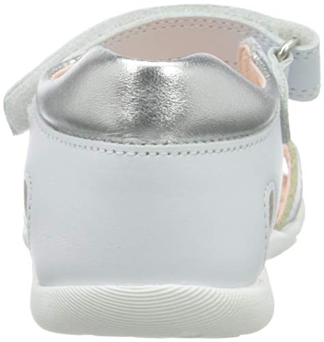 Pablosky 073500, Sandali Bambina, Bianchi, 18 EU