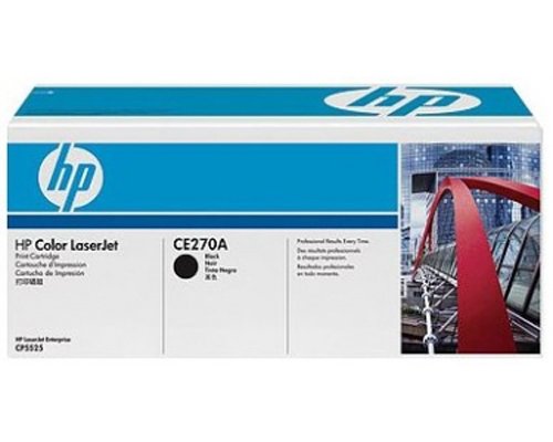 Toner HP CE270A Noir authentique haute capacité de 13500 pages pour LaserJet