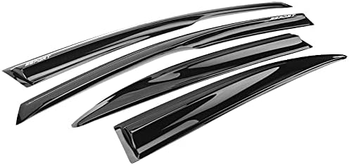 Parasol de protección contra la lluvia compatible con Honda Civic Sedan 2006-2011 de 4 puertas, deflector de ventilación de ventana lateral, teñido