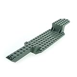 lego auflieger  1 x Lego LKW Auflieger Chassis Unterbau Fahrgestell hell grau Trailer Anhänger Tieflader 30184 B08
