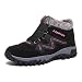 Automne hiver bottes de neige femmes autocollant magique quotidien léger randonnée en plein air résistant à l'usure coupe-vent en peluche bottes chaudes