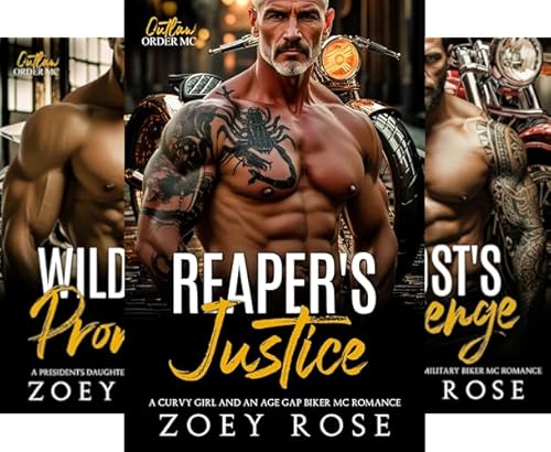 Reaper's Justice: A Curvy Girl and an Age Gap Biker MC Romance (Outlaw Order MC)