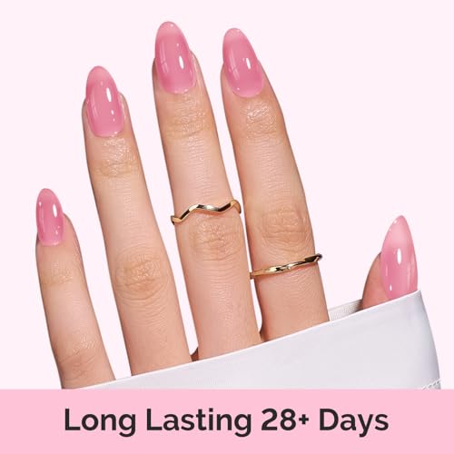 Image of MelodySusie Jelly Gel Nail Polish Set,6PCS Milky or Jelly Texture,Retro Mauve Colors Soak Off UV LED Light Cure or Salon Manicure and Nail Art DIY at Home 15ML