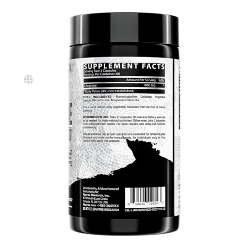 Vitamínicos, l arginine 1000 mg Marca Nutrex Research (2)