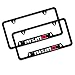 Sparkle-um 2Pcs Newest Custom Personalized 4 Hole Matte Aluminum Alloy Nismo Logo License Plate Frame With Screw Caps Cover Set,Applicable To US Standard Car License Frame,For Nissan Nismo.