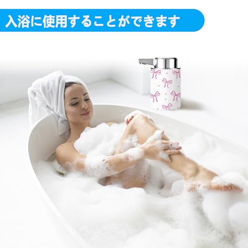 FOLAI ディスペンサー ハンドソープ 液体 自動 防水 ハンドソープ ディスペンサー シャンプー 静かな音 ノータッチ オート充電式 スリム 食器用洗剤 シャンプー キッチン 洗面所などに適用(サクランボ) の商品画像 6