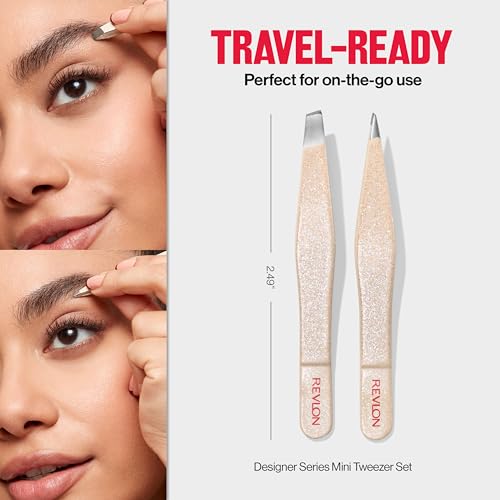 Revlon Designer Series 2-Piece Mini Tweezer Set For Travel - image 8
