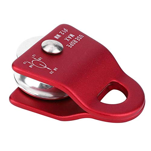 Polia de alumínio de alta resistência de alumínio para aviação, polia de escalada de alta qualidade,