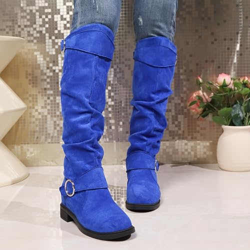 Women's fashionable and comfortable versatile knee-length boots. Casual and comfortable. Autumn and winter style.3