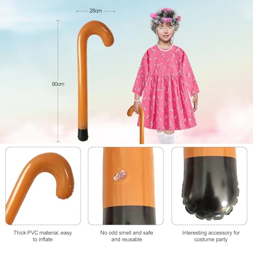 Disfraz de Anciana para Niñas 5-6 Años miniatura 6