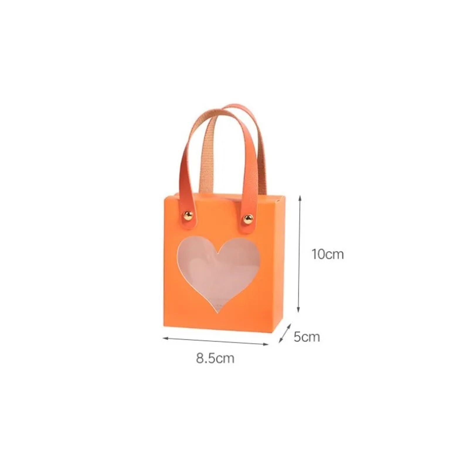 Scatole regalo for caramelle con finestra rosa da 10 pezzi