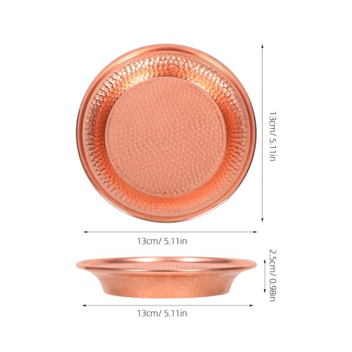 Cuenco de cobre refinado estilo retro para decoración de alta gama 3