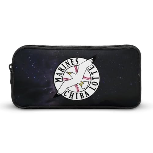 千葉ロッテマリーンズ文具ケース ペンケース 収納グッズ 筆箱 ペンバッグ 筆入れ 多機能 学用品収納 大容量軽量 伸縮性が良く、繰り返し使用可能 傷防止 防汚 掃除が簡単 いろいろな文房具を収納 オフィス小物 コスメバッグとして 男女兼用 携帯便利