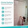 LatchSmart Bi-Fold Door Lock, 2-Pack, Locks Automatically, Install at Any Height, Child and Pet Safety Lock for Your Closet and Pantry, Tool Free Installation and One-Touch Operation