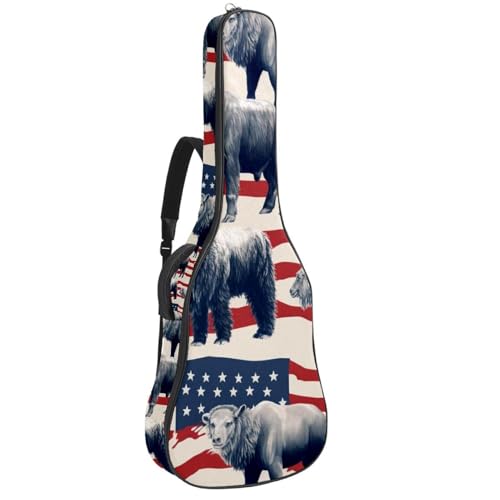 Sac pour guitare étanche à plusieurs poches et grande couche de protection antichoc