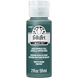 FolkArt Acrylic Craft Paint, Empress Teal 2 fl oz Premium Matte Finish Paint, Perfect For Easy To Apply DIY Arts And Crafts, 51025