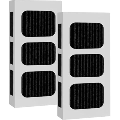 Paultra2 Frigidaire Refrigerator Air Filter Replacement Compatible with Pure Air Ultra 2 Frigidaire Filter, Frigidaire Gallery Air Filter Replacement and Electrolux Refrigerators 5303918847 (2 Pack) Cover