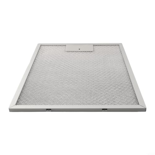 Filtre de hotte de cuisine métallique 340x270x9mm grille de hotte aspirante à graisse argent