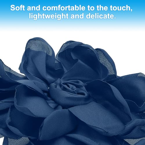 Image of PATIKIL Rose Flower Hair Clips, Fabric Brooch Pins for Women Wedding Party Dance Dress Clothes Accessories Valentine's Day Gifts