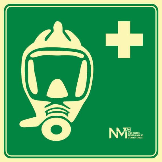 Señal "Equipo autónomo de respiración"