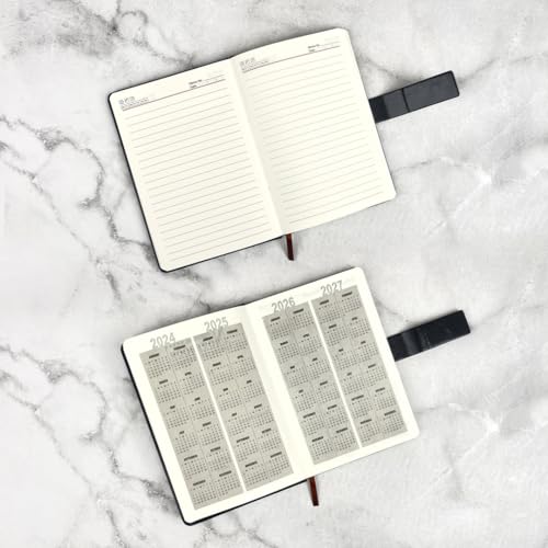 Image of Giftana Personalized Notebook Diary with Pen Gift Set for Men and Women, 2 in 1 Customized Office Diaries A5 Size Notebook, Diwali Gifts, Personalised New Year Corporate Gifts for Employees (Black 1)