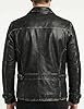 SHOP OF JACKETS LIMITED Real Leather Jacket Mens | Genuine Lambskin Biker Black Jacket | Made With Vintage Styled Distress Leather | Size 3XL #1