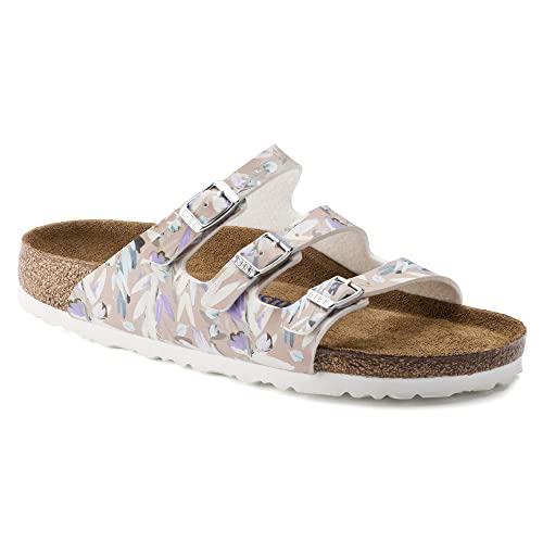 Image of Birkenstock Florida Fresh Birko Flor Floral Fades Crystal Rose Sandals