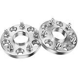 20mm 5x4.5 Wheel Spacers Compatible with Lexus ES300 330 350, GS300 350 430 450, IS250 300 350, LS400 430, Toyota Tacoma Camry Highlander, 2PCS 5x114.3 Wheel Adapters with 12x1.5 Studs & Bore 60.1mm