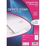 office star furniture reviews  AVERY ZWECKFORM Lot de 5 OFFICEs STAR Boite de 2400 étiquettes multi-usage blanches 70X36mm OS43475