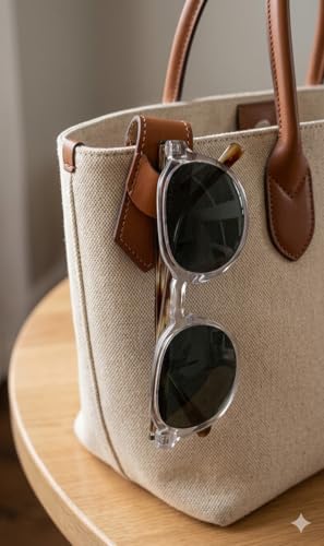 Image of Wearable Magnetic Glasses Holder /Keeper for Sunglasses, Eyeglasses /Use on Shirt Collar, Backpack, Purse, Bag