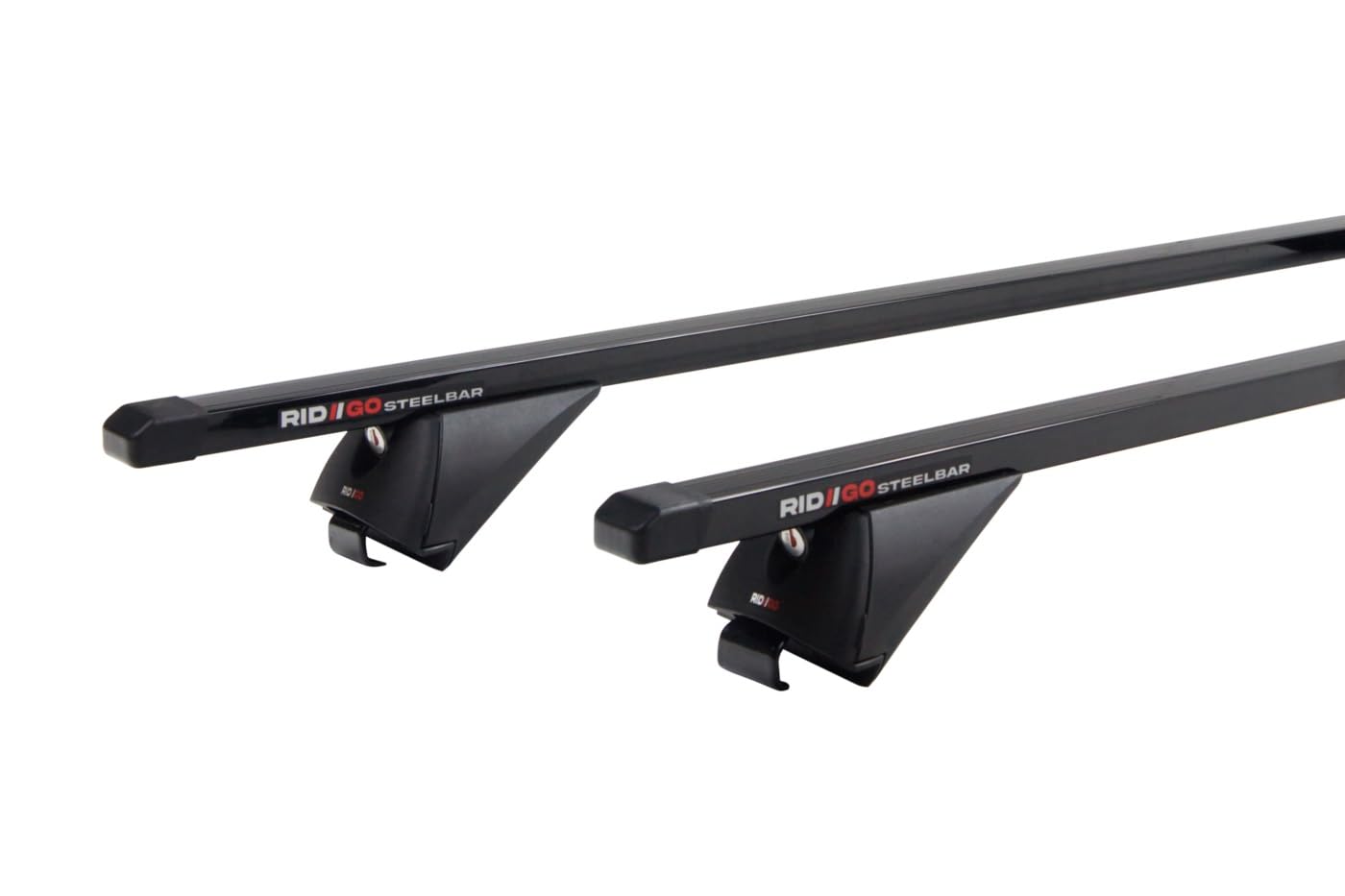 RIDIGO STEELBAR Barre de Toit pour Opel Zafira 2 II B Family 2005-2014 | Acier, 75 kg de charge max, barres de toit intégrés, Noir