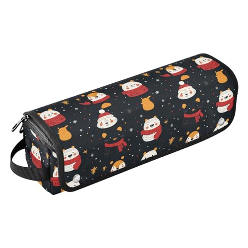 Bolsa de viaje resistente al calor Typography Marble para herramientas de cabello como planchas y rizadores, organizador portátil miniatura 1