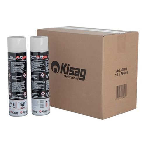 KISAG 204.055 부탄가스 캔 0.6L 15개 묶음