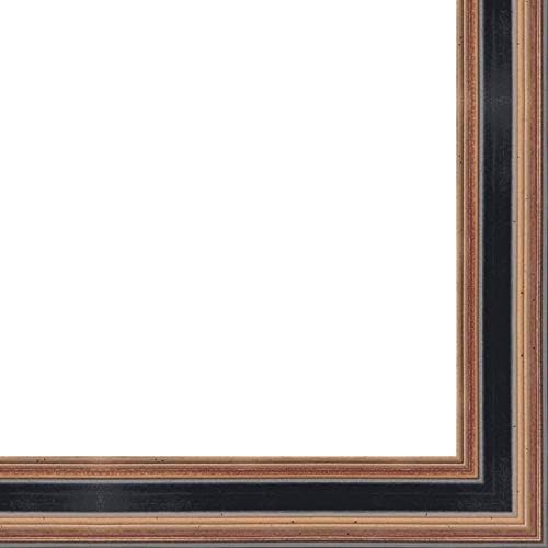 Picture Frame Moulding (Wood) 100ft Bundle - Traditional Gold Finish - 1.25" Width - 3/8" Rabbet Depth