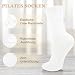Pilates Socken Damen Yoga Stoppersocken Cotton Antirutschsocken 5 Paar
