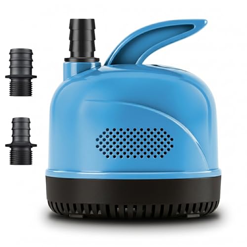 水中ポンプ 水槽 底部入水式 エルエンスタジオ 循環ポンプ 水換えポンプ 吐出量2500L/H 最大揚程2.8M 水耕栽培ウォーターポンプ 水族館給水・排水ポンプ 静音設計 プール水抜き 池 ガーデン アクアリウム 48W