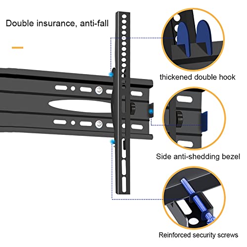 Support de table pour téléviseur avec conception à double assurance anti-chute