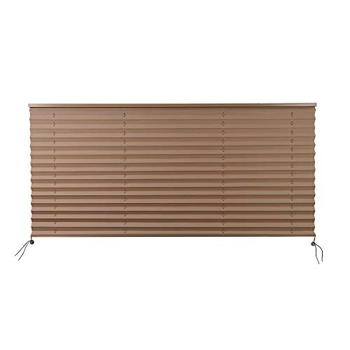 Camper Comfort Cappuccino RV Pleated Shades Camper Blinds RV