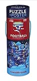 Crocodile Creek Football America Jigsaw Puzzle & Matching Poster (200 Piece)