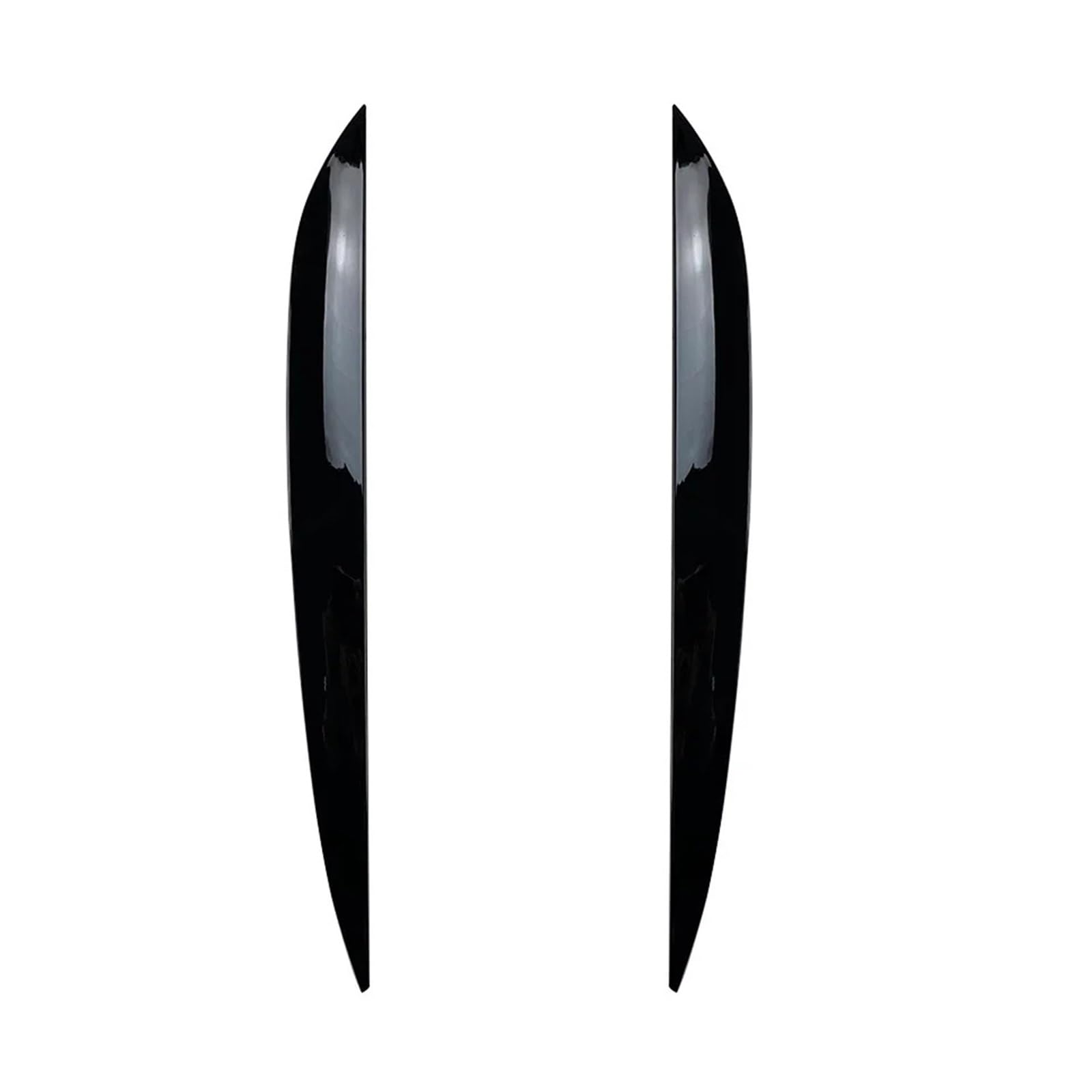tuyda Headlight Cover Eyebrow Trim Sticker,Fit For Volkseagen,Fit For VW,Fit For Touareg 2010-2018 Head Lamp Eyelid Headlight Eyebrow Overlay ﻿(Glossy Black)