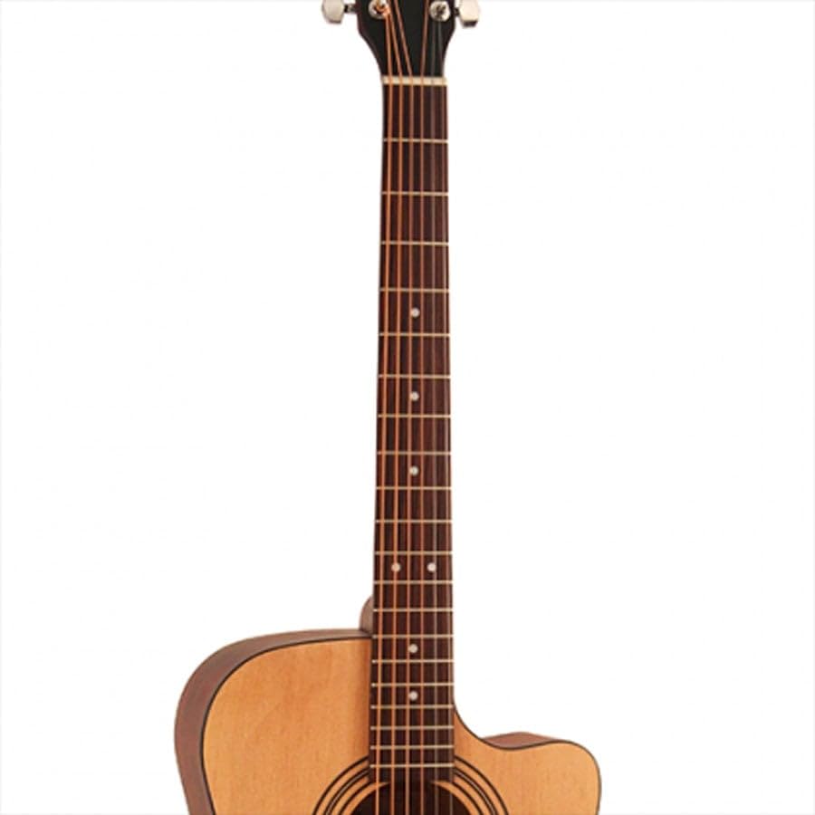 Image of Cort Standard Series Concert Cutaway Acoustic Guitar, 39-Inch Open Pore Finish, Spruce Top, Mahogany Back & Sides AF500C OP