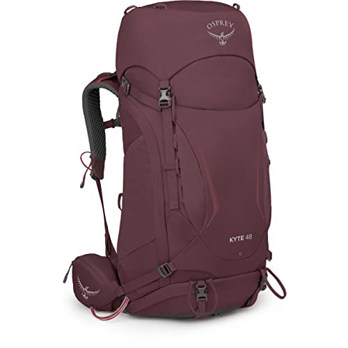 Osprey Kyte 48L Women's Backpacking Backpack with Hipbelt, Elderberry Purple, WXS/S
