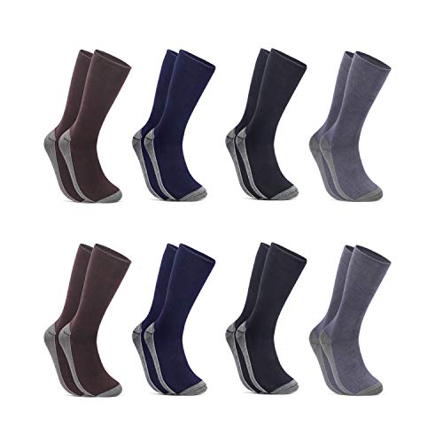 Conysan Antimicrobianos desodorantes calcetines funcionales de deportes para hombres, 5 pares (Cu-L)