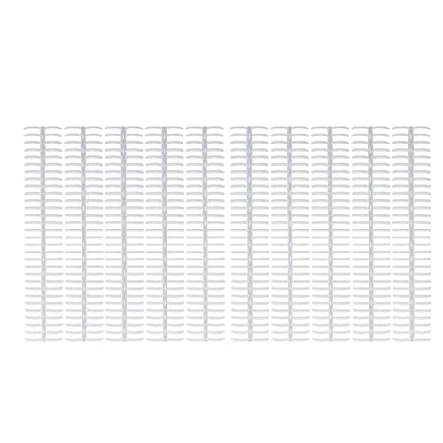 10 Pcs Binding Comb, 30 Ring Binding Spine 19mm 30 Ring 150 Sheet Capacity Plastic Comb Binding Spines for A4 B5 A5 Paper (Transparent) - Image 2