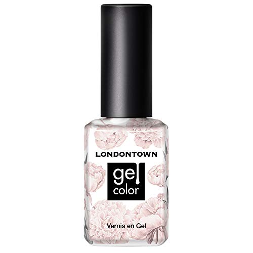 LONDONTOWN UV/LED Gel Nail Polish - Long Lasting, Chip Resistant High Shine Color - Sheer Sheer Nude, Crowning Crumpet, 12ml/.40fl oz