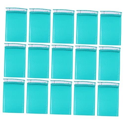 Hemoton 25 Pçs Saco Plástico De Bolhas Verde Floresta Envelopes Verdes Envelopes Bolha Envelope Emba