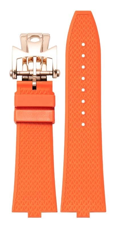 Bracelet montre caoutchouc fluoré sport pour Vacheron Constantin Overseas, idéal pour l'été