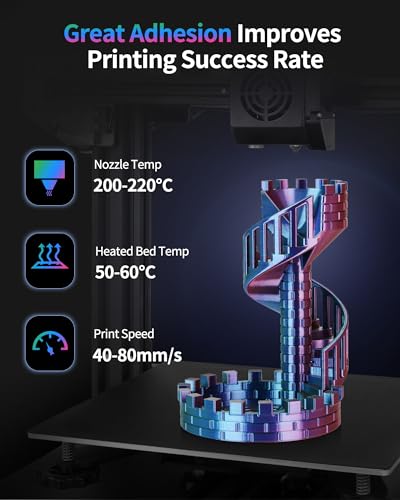 Image of LANDU Silk Tri-Color PLA Filament 1.75mm 1Kg,Triple Color Silk PLA Filament, Silk Rainbow PLA Filament,Neatly Wound 3D Printer Filament,3 in 1 Multi Color Filament + /-0.02mm, Silk Rose Blue Green